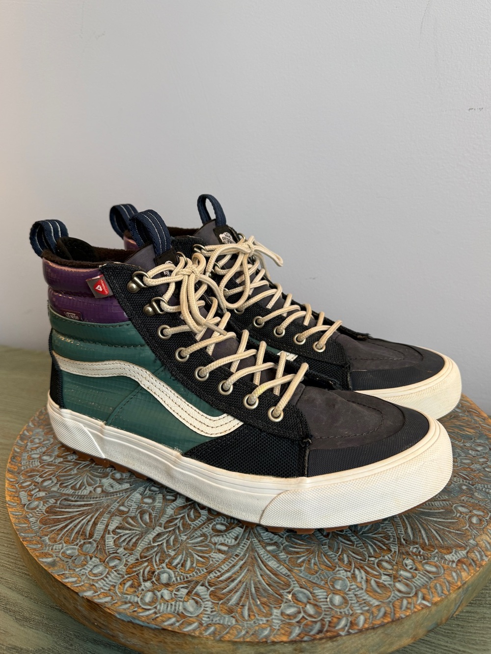 Vans Sk8-Hi Mte 2.0 All Weather Dx Platform High Top Sneaker Men’s Size 10 - Picture 11 of 14